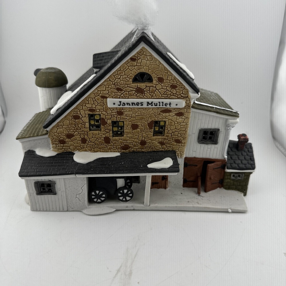 Department 56 New England Village Jannes Mullet Amish Barn 59447